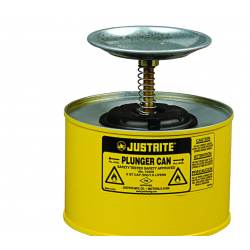 Recipient cu piston de siguranță 1008, 12.4x13.3cm, 0.5L, galben