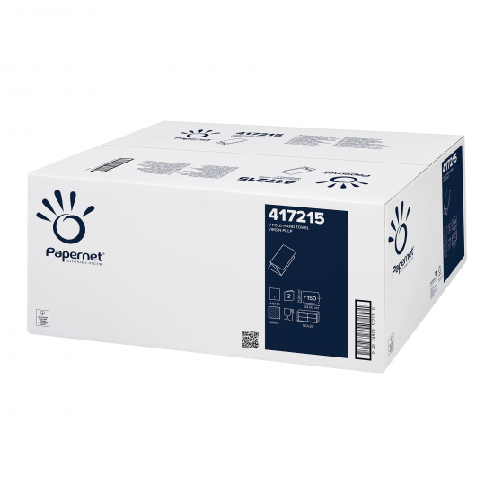 Prosoape de hartie pliate V, 21 x 24 cm, Papernet 20 buc/ bax Prosoape de hartie pliate V, 21 x 24 cm, Papernet 20 buc/ bax