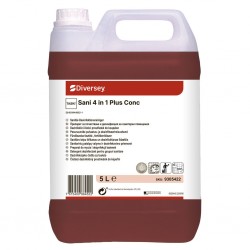 Detergent pentru grupuri sanitare, concentrat - Taski Sani 4in1 Plus, 5 litri