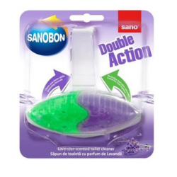 Odorizant WC Sano Bon Double Action 55g - Lavanda Odorizant WC Sano Bon Double Action 55g - Lavanda