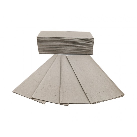Prosoape V-Fold, laminate, in 2 straturi, 25x21 cm, Eco natur - crem, AQAS, 150 buc/pachet