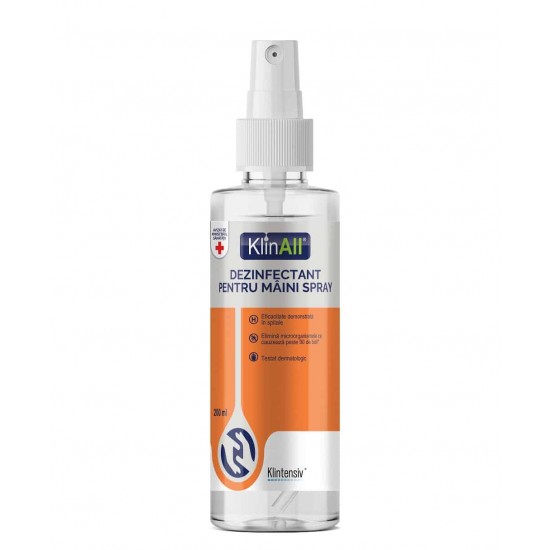 KlinAll® – Dezinfectant pentru maini spray, 200 ml