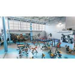 PVC sportiv Omnisports V120 albastru Royal Blue PVC sportiv Omnisports V120 albastru Royal Blue
