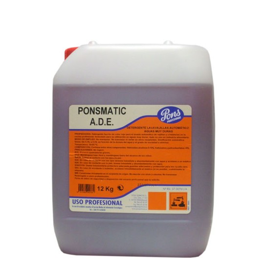 PONSMATIC-A.D-E.-Detergent pentru spalarea vaselor, pentru apa cu duritate foarte mare, Asevi 6 L PONSMATIC-A.D-E.-Detergent pentru spalarea vaselor, pentru apa cu duritate foarte mare, Asevi 6 L