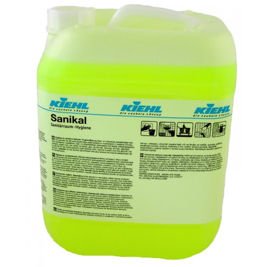 Sanikal - Detergent manual pentru obiecte sanitare, 10 L, Kiehl