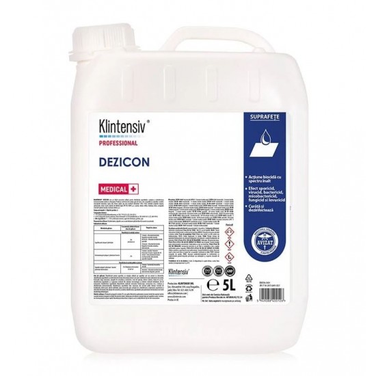 Dezicon Dezinfectant concentrat de nivel inalt Klintensiv 5 litri