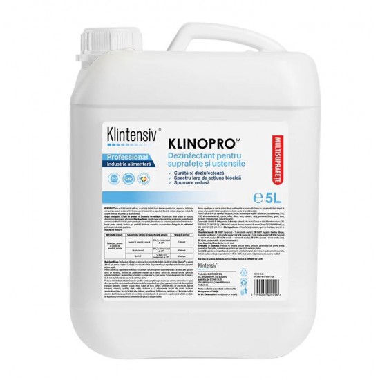 KLINOPRO Dezinfectant pentru suprafete si ustensile, 5 litri