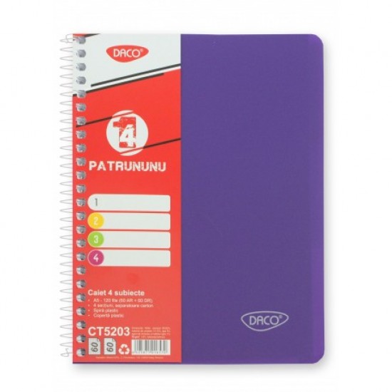 Caiet a5 120 file 4 subiecte daco ct5203 Caiet a5 120 file 4 subiecte daco ct5203