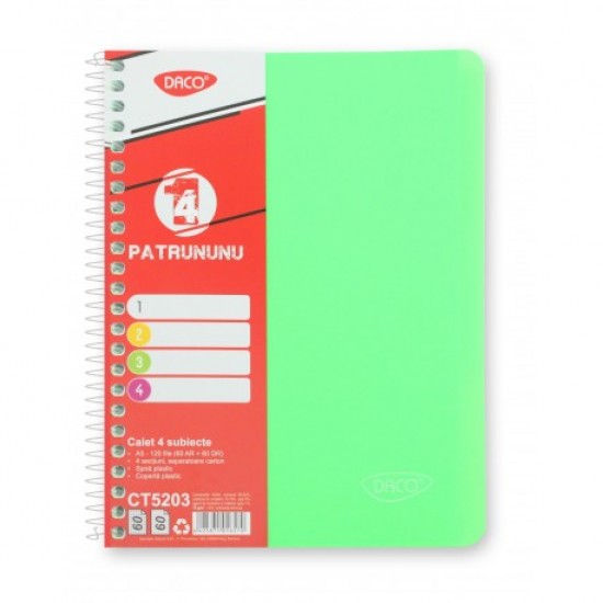 Caiet a5 120 file 4 subiecte daco ct5203 Caiet a5 120 file 4 subiecte daco ct5203