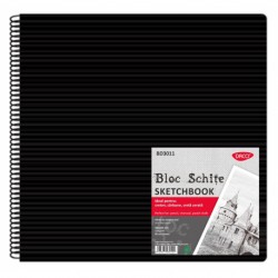 Bloc 30x30 schite 110g 80 file hartie neagra daco bd3011 Bloc 30x30 schite 110g 80 file hartie neagra daco bd3011