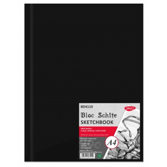 Bloc a4 schite 110g 110 file daco bd4110 Bloc a4 schite 110g 110 file daco bd4110