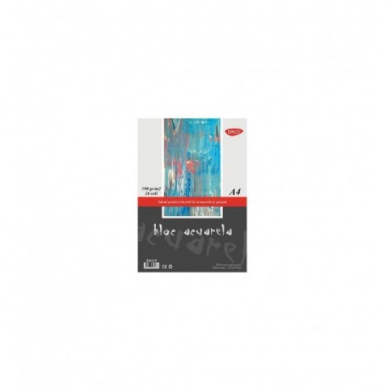 Bloc a4 acuarela 190gr 24 file daco bd419 Bloc a4 acuarela 190gr 24 file daco bd419