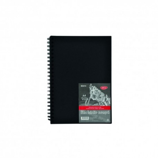 Bloc a4 hartie neagra 140gr 30 file daco bd414 Bloc a4 hartie neagra 140gr 30 file daco bd414