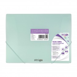 Mapa Strigo A4 cu elastic, PASTEL MENTA