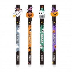 Set 4 pixuri Strigo cerneala cu stergere, HALLOWEEN