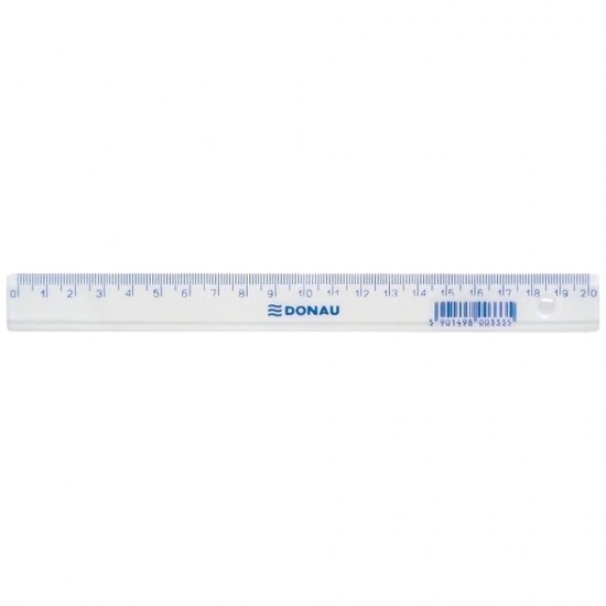Rigla plastic Donau, 20 cm Rigla plastic Donau, 20 cm