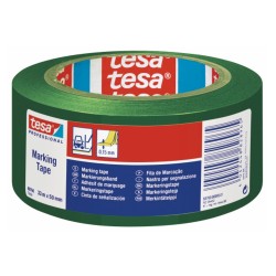 Banda adeziva de marcare Tesa, verde, 50 mm x 33 m Banda adeziva de marcare Tesa, verde, 50 mm x 33 m