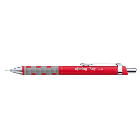 Creion mecanic Rotring Tikky III, mina 0.5 mm, rosu Creion mecanic Rotring Tikky III, mina 0.5 mm, rosu