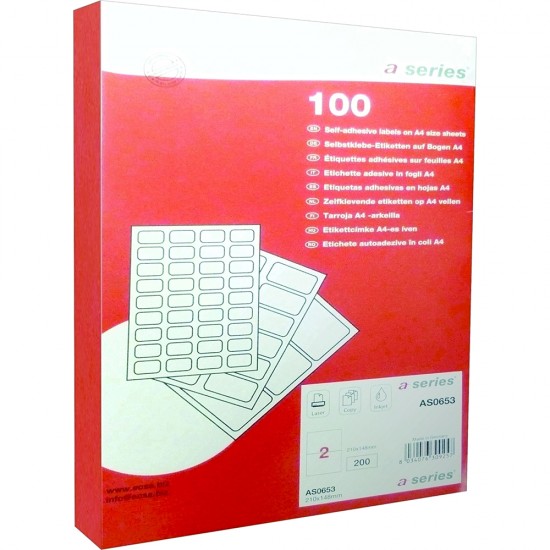 Etichete A-series, 105 x 57 mm, 1000 bucati/top Etichete A-series, 105 x 57 mm, 1000 bucati/top