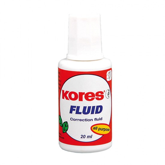 Fluid corector Kores, aplicator cu pensula, 20 ml Fluid corector Kores, aplicator cu pensula, 20 ml