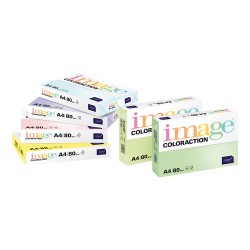 Hartie Color Coloraction 160 g mix 4 x 25 coli culori asortate roz/verde intens/portocaliu/ bleu ciel