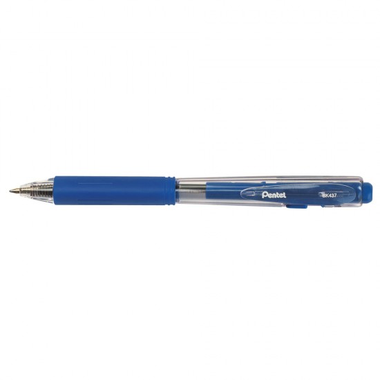 Pix cu mecanism, Pentel, BK-437, 0.7 mm, plastic, albastru Pix cu mecanism, Pentel, BK-437, 0.7 mm, plastic, albastru