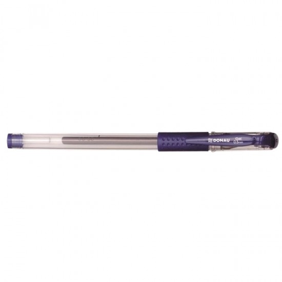 Roller cu gel, Donau, 0.5 mm, plastic, albastru Roller cu gel, Donau, 0.5 mm, plastic, albastru