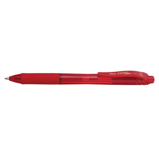 Roller cu gel, Pentel, Energel X, 0.7 mm, plastic, rosu Roller cu gel, Pentel, Energel X, 0.7 mm, plastic, rosu