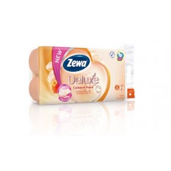 Zewa Hartie Igienica 8 Role Piersica Aqua Tube