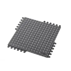 Sistem de îmbinare tip gresie pentru plăci de podea, Skywalker, Notrax, 45 cm x 45 cm, Gri