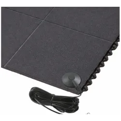 Covoraș de descărcare electrostatică Notrax Negru Cushion Ease Solid 	91 cm x 91 cm