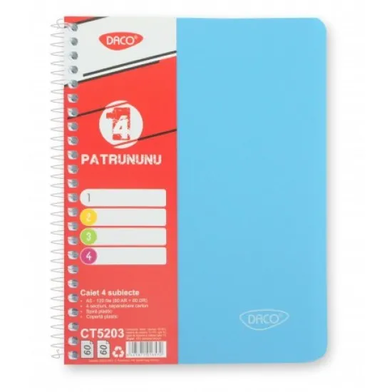 Caiet a5 120 file 4 subiecte daco ct5203 Caiet a5 120 file 4 subiecte daco ct5203