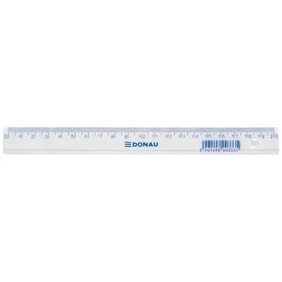 Rigla plastic Donau, 20 cm Rigla plastic Donau, 20 cm