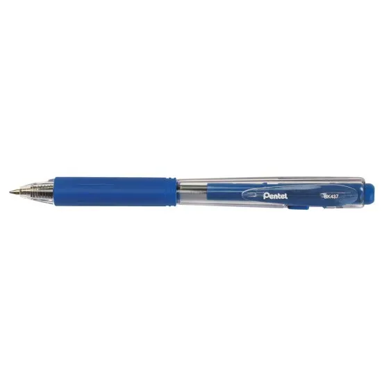 Pix cu mecanism, Pentel, BK-437, 0.7 mm, plastic, albastru Pix cu mecanism, Pentel, BK-437, 0.7 mm, plastic, albastru