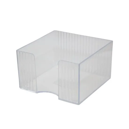 Suport cub hartie Flaro Star, plastic, 90 x 90 mm, fumuriu Suport cub hartie Flaro Star, plastic, 90 x 90 mm, fumuriu