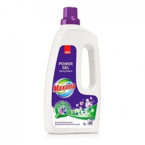 Detergent de rufe Sano Maxima Power Gel Spring Flowers 1L (20 utilizări) Detergent de rufe Sano Maxima Power Gel Spring Flowers 1L (20 utilizări)