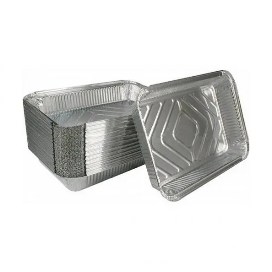 Tavi din aluminiu 2380 ml, 100 buc/set Tavi din aluminiu 2380 ml, 100 buc/set